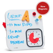 Time Timer® Dry Erase Board (Includes Charcoal MOD visual timer)