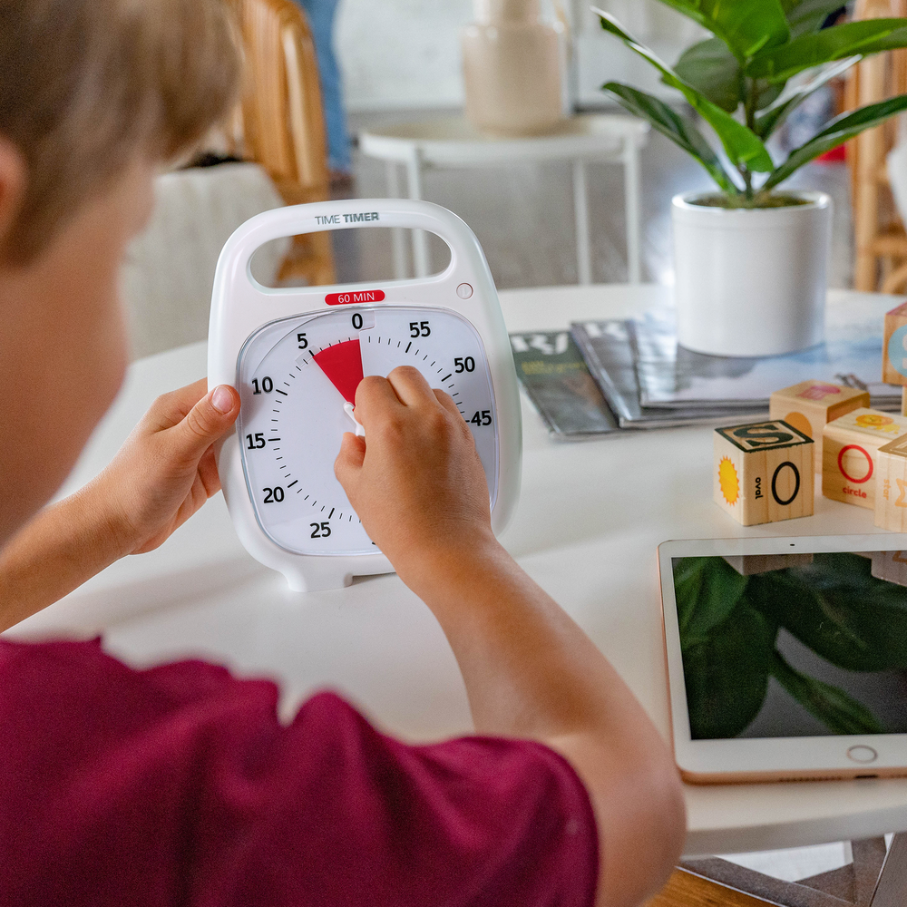 Time Timer® PLUS 60 Minute - White