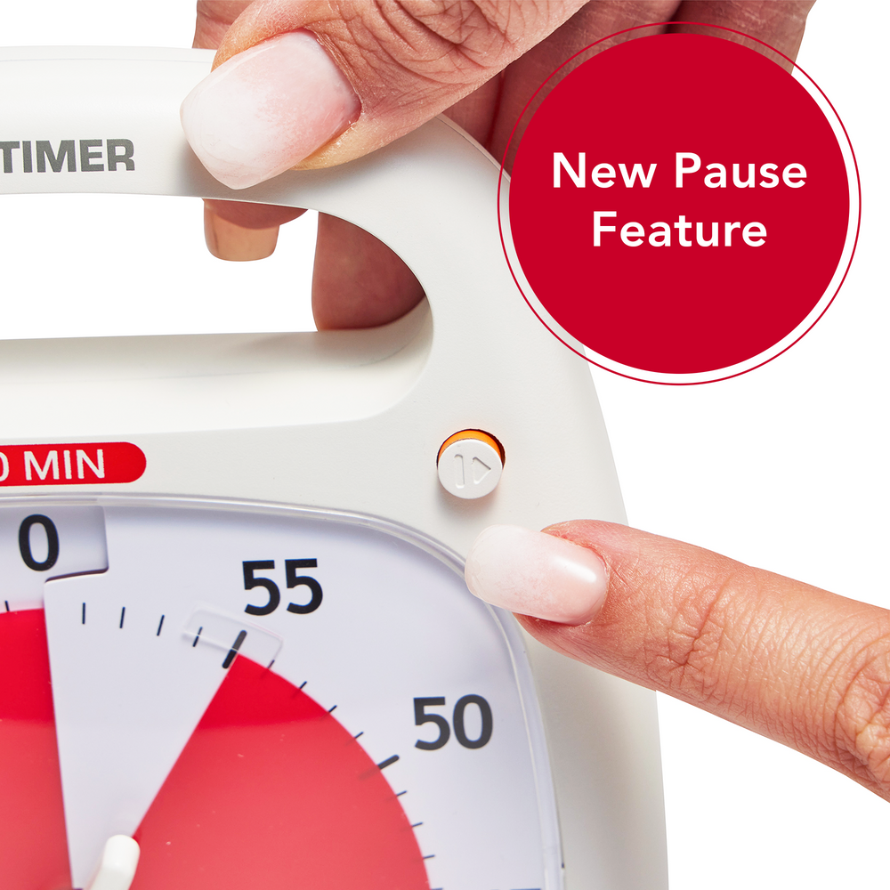 Time Timer® PLUS 60 Minute - White