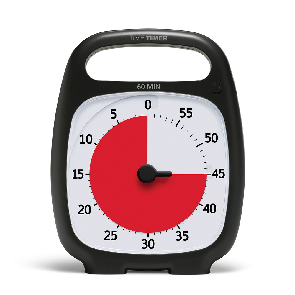 Time Timer® PLUS 60 Minute - Charcoal