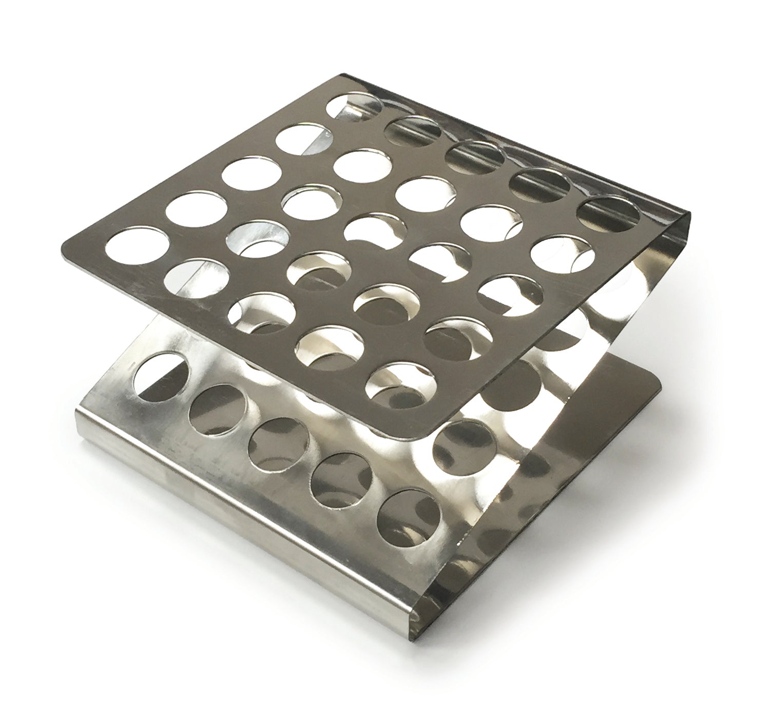 United Scientific® Test Tube Rack, Stainless Steel