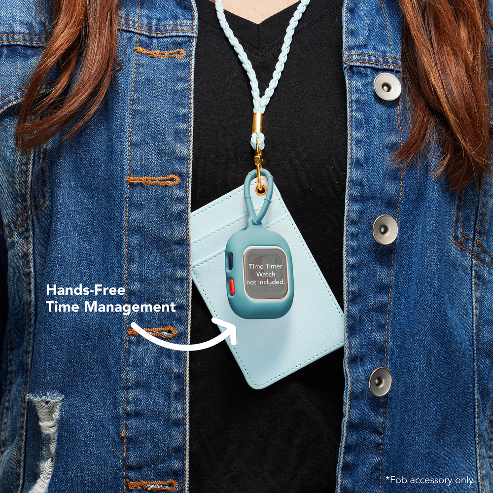 Time Timer® Watch Accessory - FOB Carrying Case (Caribbean Blue)