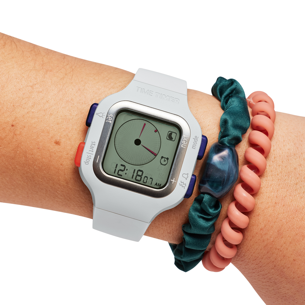 Time Timer® Watch - Small/Youth Arctic White (5"-7.5" cir.)