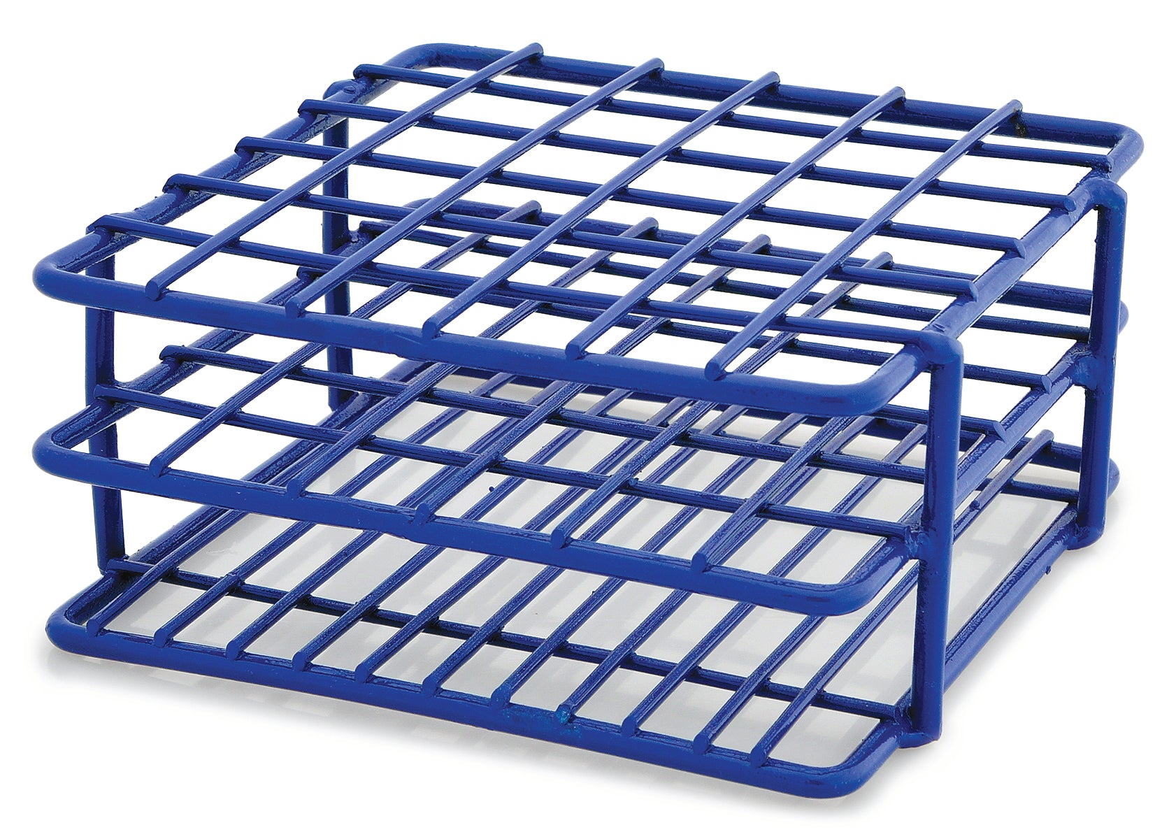 United Scientific® Test Tube Rack, Wire, Epoxy-Coated, 36 place, 16-20mm Tubes