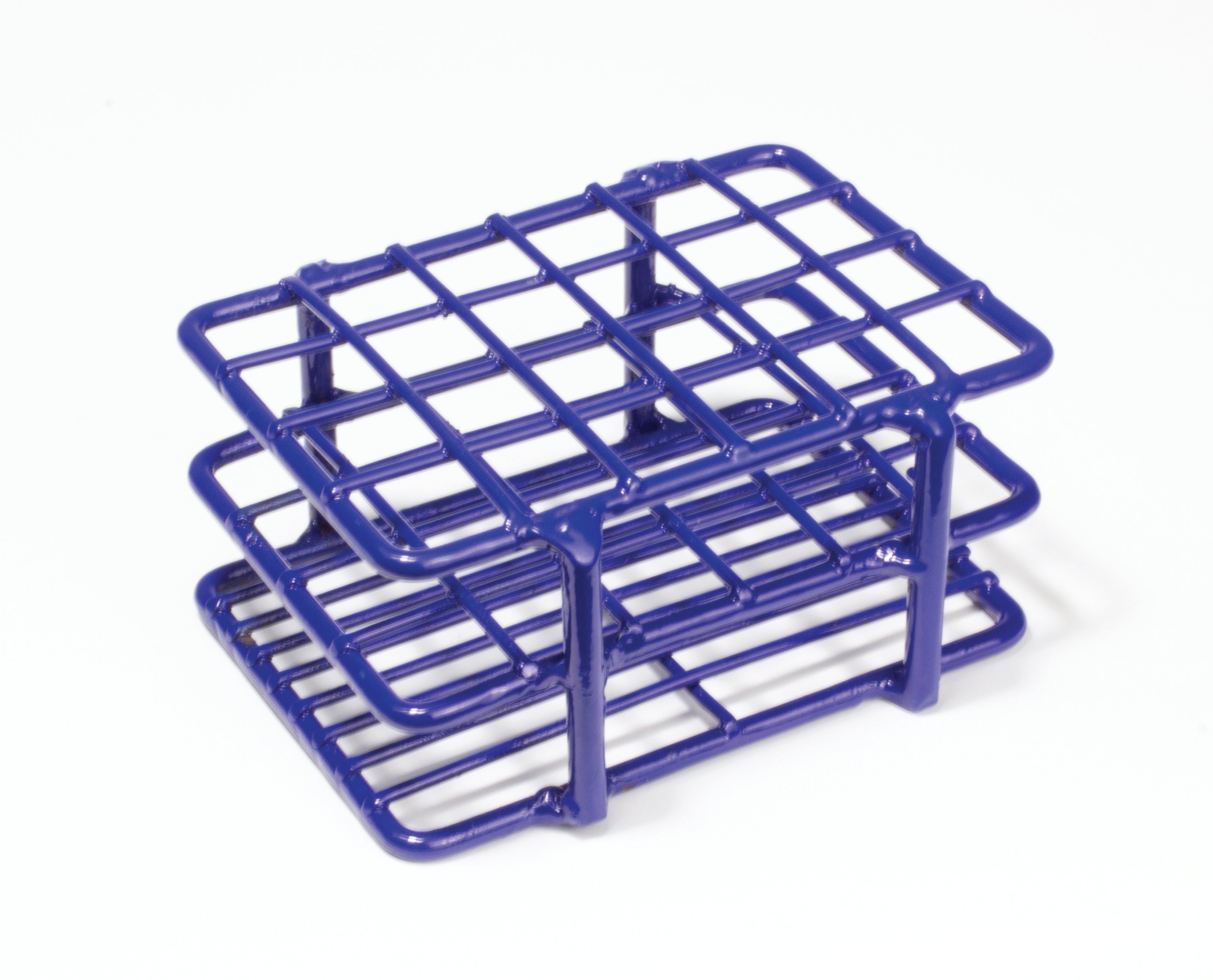 United Scientific® Test Tube Rack, Wire, Epoxy-Coated, 24 Place, 13-16mm Tubes