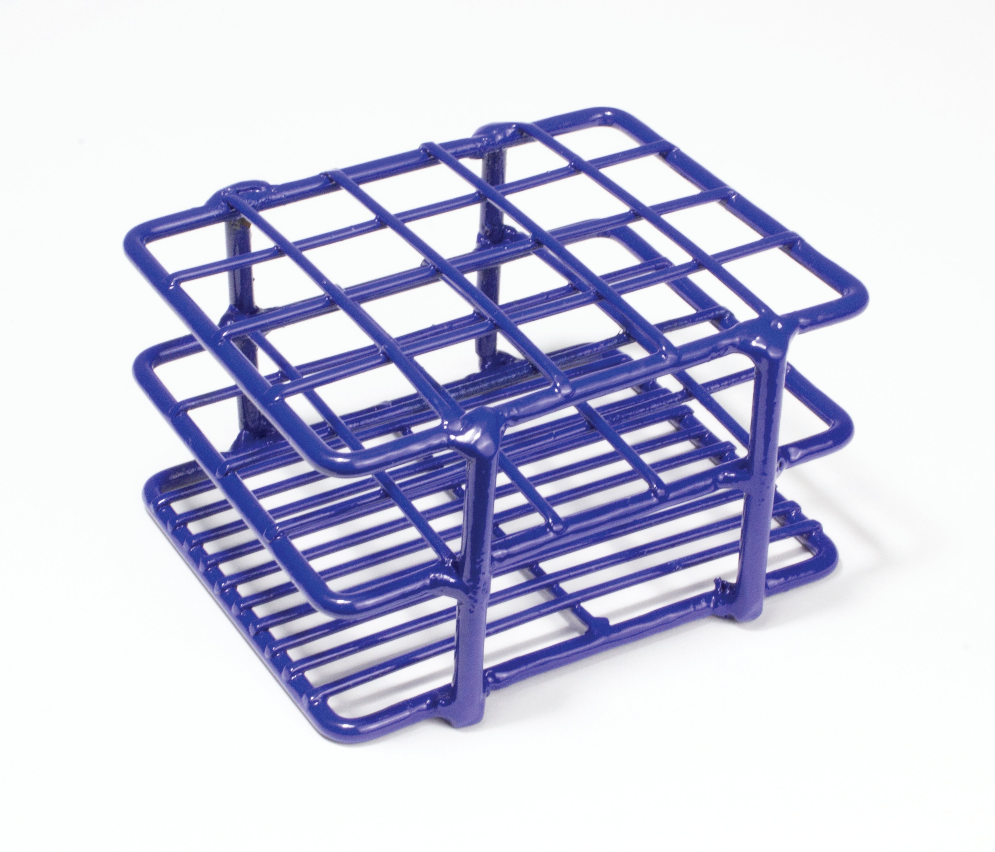 United Scientific® Test Tube Rack, Wire, Epoxy-Coated, 20 Place, 16-20mm Tubes