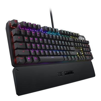 ASUS TUF Mechanical PC Gaming Keyboard for PC - TUF K3 | Programmable Onboard Memory | Dedicated Media Controls  Aura Sync RGB Lighting | Detachable M