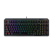 ASUS TUF Gaming K3 Gen II Keyboard - Compact 97-key Layout, Optical-mechanical RGB Red (Linear) Switches, Detachable Top Plate, and Aura Sync