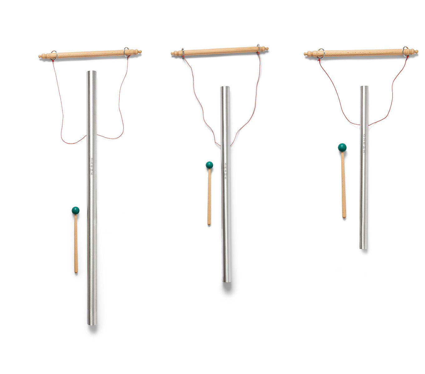 United Scientific® Set of three Tuning Pipes: 256 Hz, 384 Hz,528 Hz