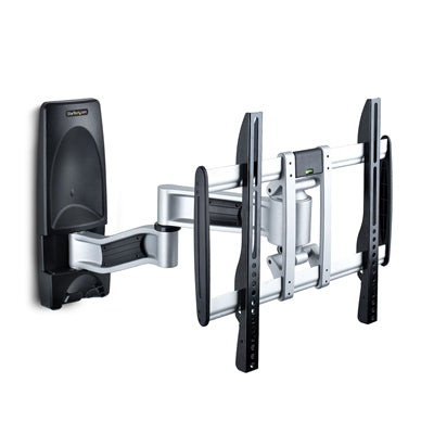 StarTech.com Articulating TV Wall Mount VESA Wall Mount Supports 26 to 65 Inch/99lb/Flat/Curved TVs Retractable Low Profile Wall Mount TV Bracket Adju