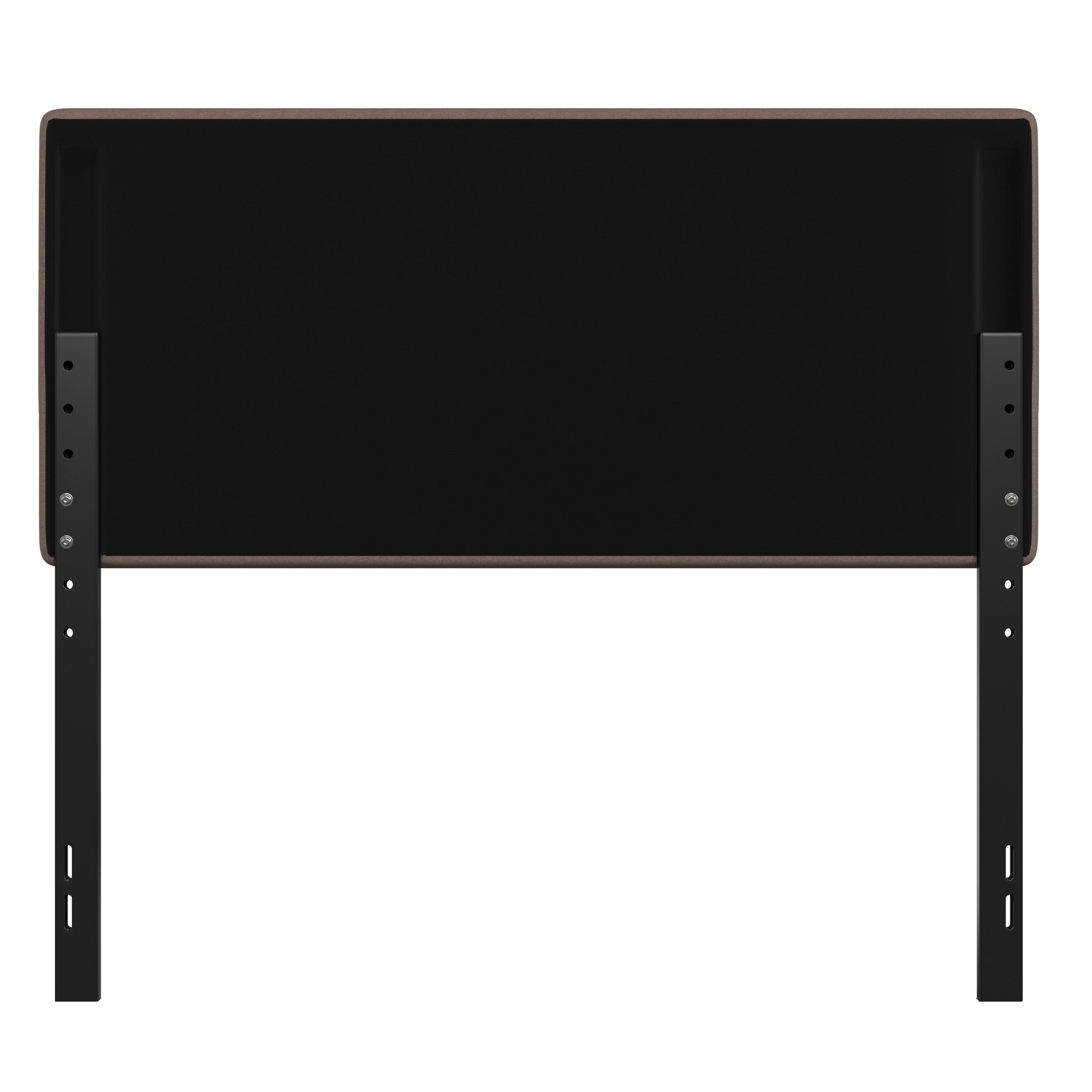 Paxton Full Channel Stitched Fabric Upholstered Headboard, Adjustable Height from 44.5" to 57.25" - Taupe