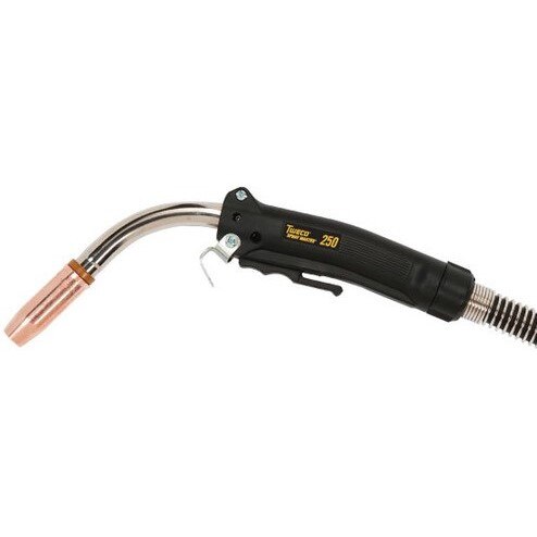MIG Gun, 0.035 - 0.045 Inch, 15 ft L, 250 A, Tweco®