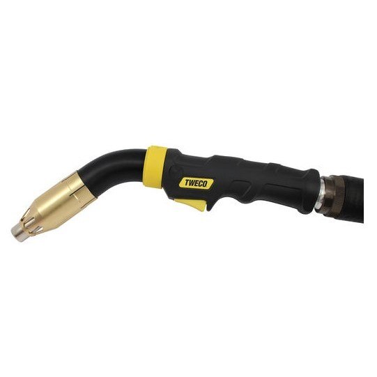 MIG Gun, Fume Extraction, 0.035 - 1/16 Inch, 10 ft L, Euro