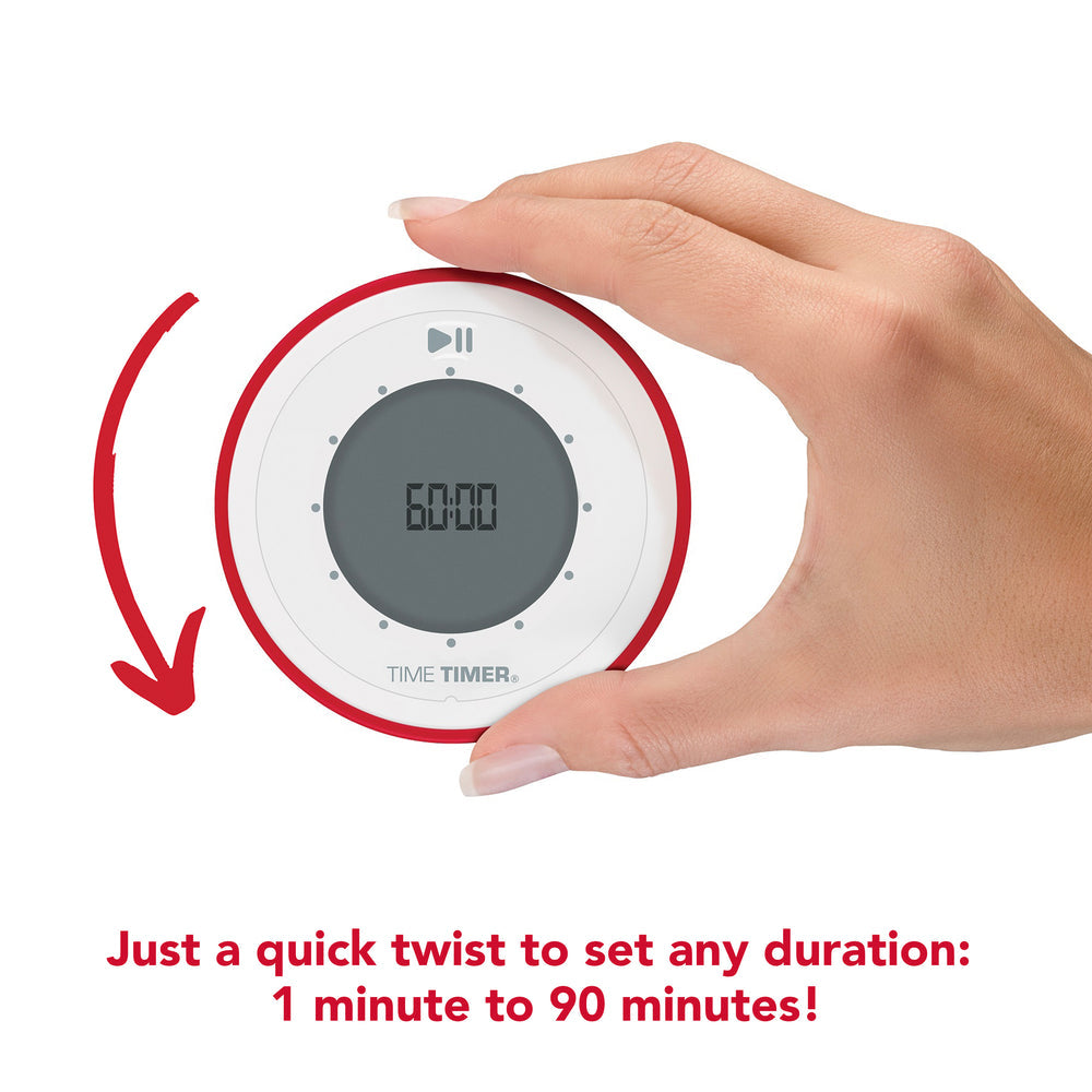 Time Timer® TWIST (Pale Shale Gray) (While Supplies Last)
