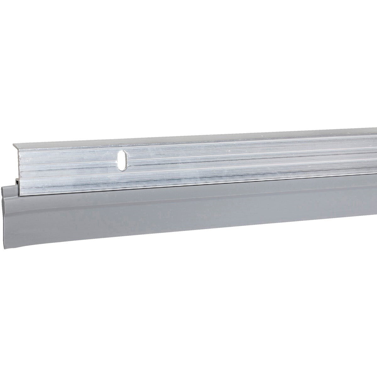 1-5/8 In. x 36 In. Silver Aluminum & Vinyl Door Sweep