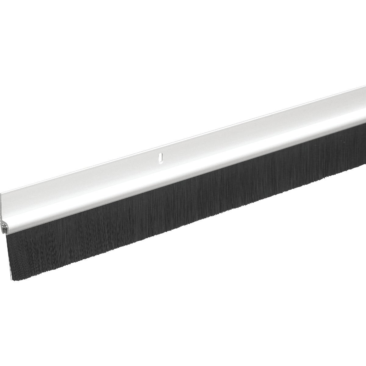 1-3/4 In. x 36 In. White Premium Plastic & Brush Door Sweep