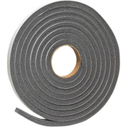 3/4" W x 1/2" T x 17' L Charcoal Foam Weatherstrip Tape