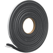 1/2" W x 3/8" T x 17' L Charcoal Foam Weatherstrip Tape