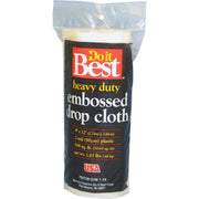 Embossed Plastic 9 Ft. x 12 Ft. 2 mil Drop Cloth