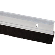 2 In. W. x 36 In. L. Silver Aluminum Premium Brush Door Sweep