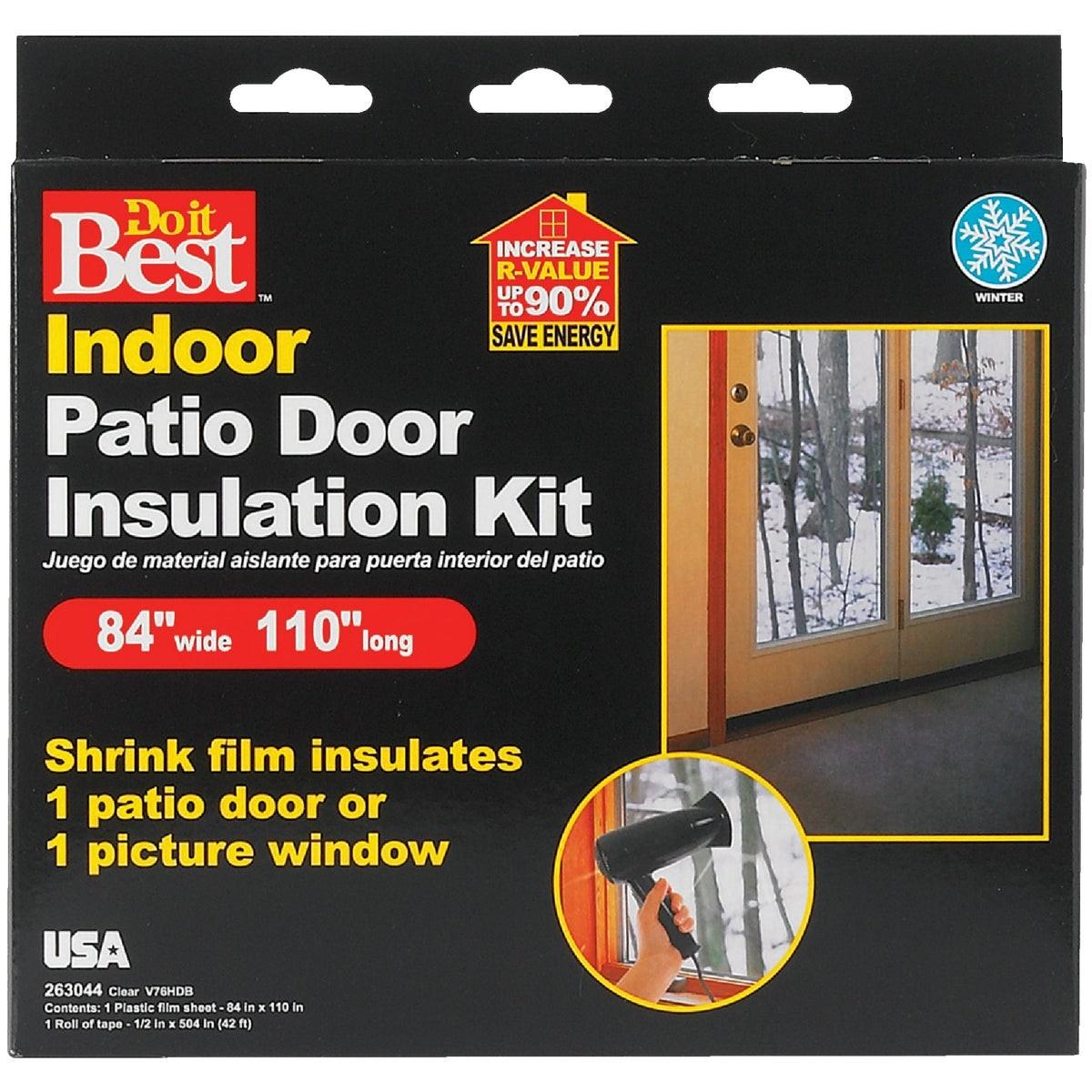 84 In. x 110 In. Indoor Shrink Film Window Kit