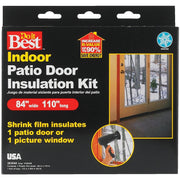 84 In. x 110 In. Indoor Shrink Film Window Kit