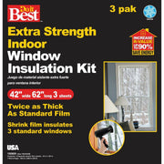 42 In. W. x 62 In. L. Indoor Shrink Window Film (3-Sheets)