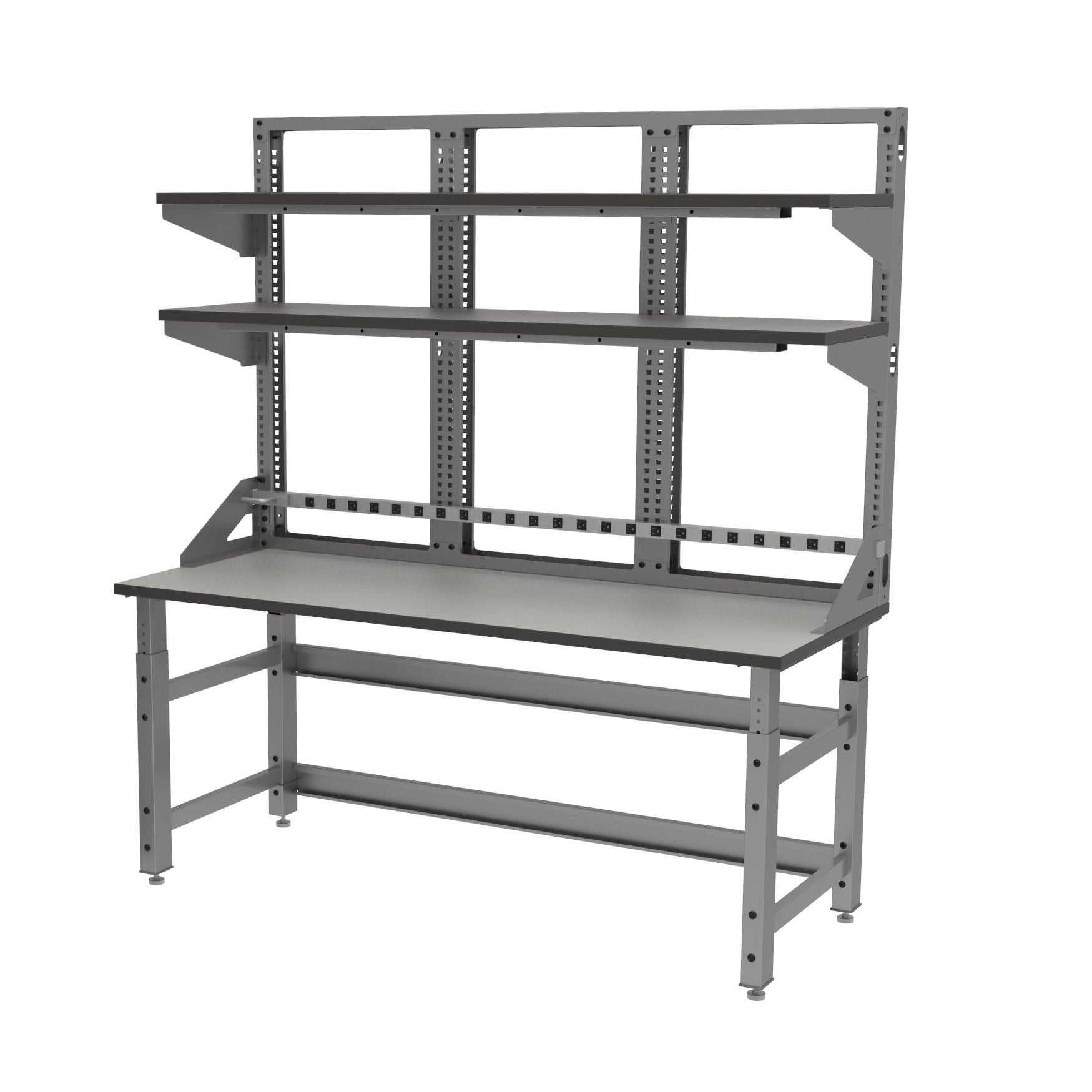 72W X 30D Esd Bench W Upper Fr