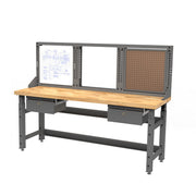 72W X 24D Bb Bench W/ Upper Fr
