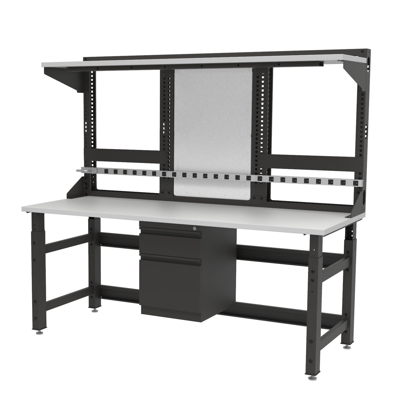 72W X 30D Hpl Bench W Upper Fr