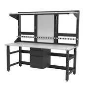 72W X 30D Hpl Bench W Upper Fr