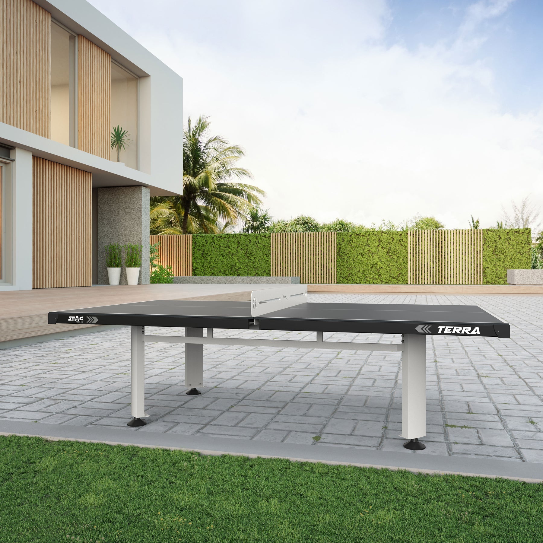 Stag® Terra Outdoor Stationary Table Tennis Table