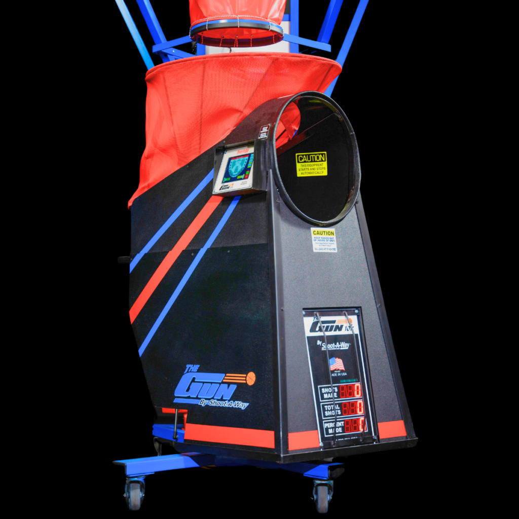 Shootaway Basketball Shooting Machine  10k With Wireless Sound System
