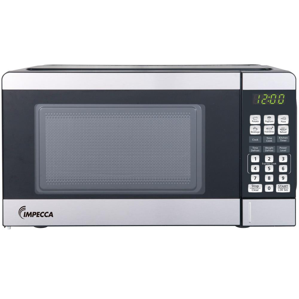 Impecca 0.7 Cu. Ft. Microwave Oven 700W - Stainless Steel