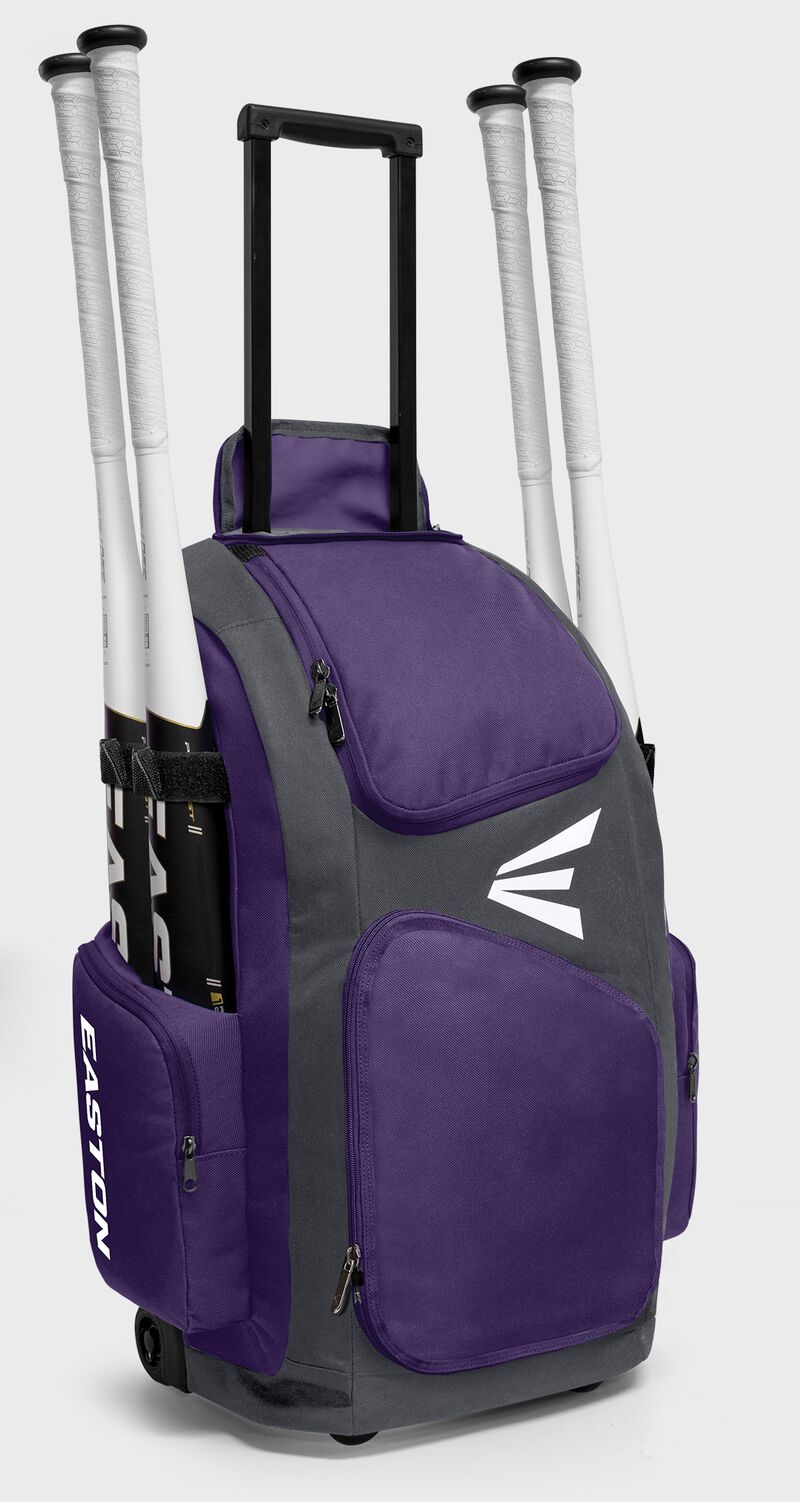 Easton Traveler Stand Up Wheeled Bag - Purple