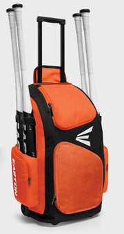 Easton Traveler Stand Up Wheeled Bag - Athletic Orange