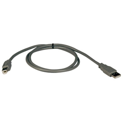 Tripp Lite by Eaton 3ft USB 2.0 Hi-Speed A/B Device Cable Shielded Male / Male 3&amp;apos;