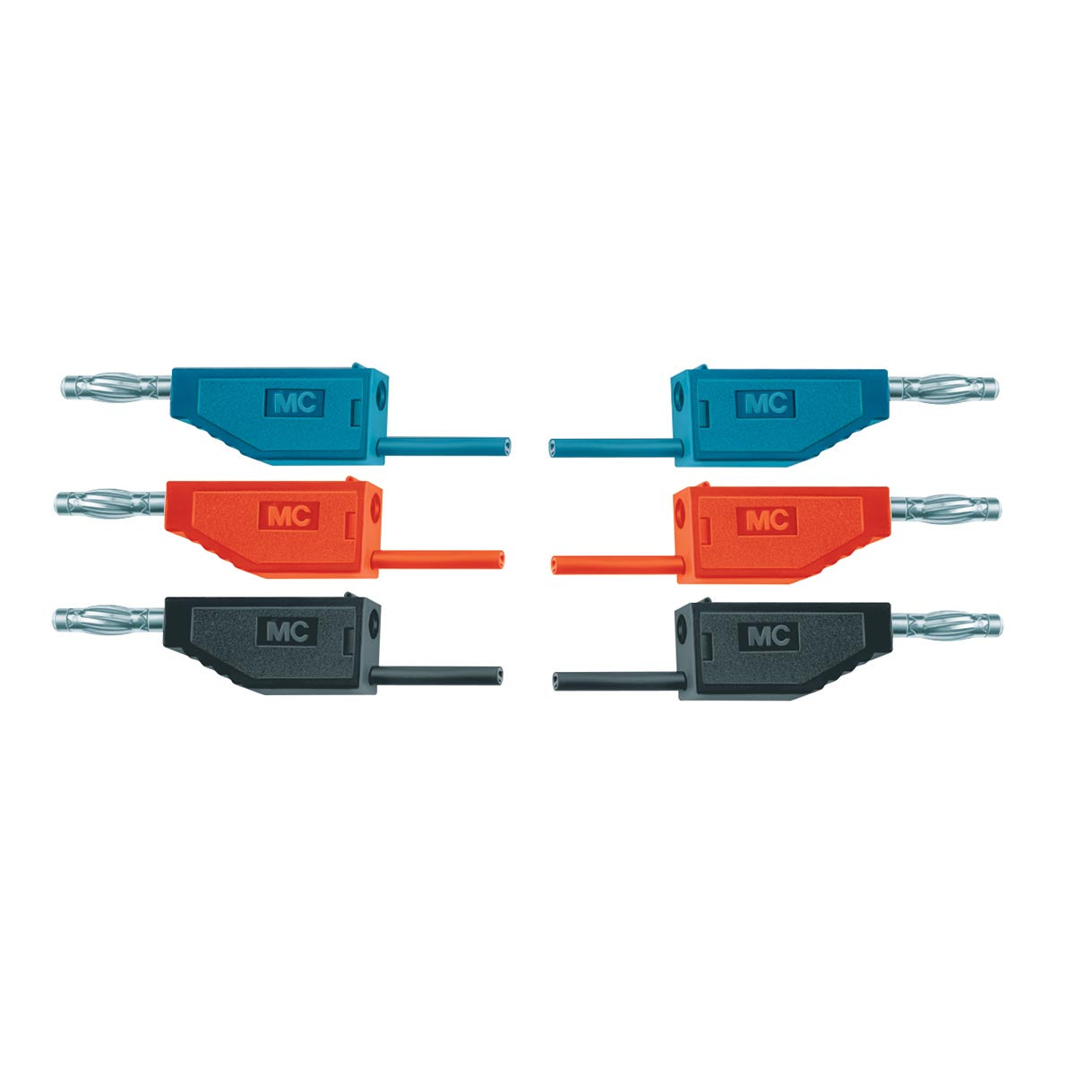 Set of 15 Experiment Leads, 75 cm, 2.5 mm²