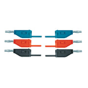 Set of 15 Experiment Leads, 75 cm, 2.5 mm²