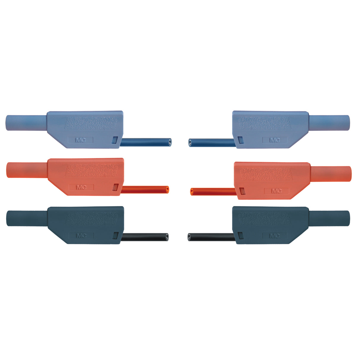 Set of 15 Safety Experiment Leads, 75 cm, 2.5 mm²