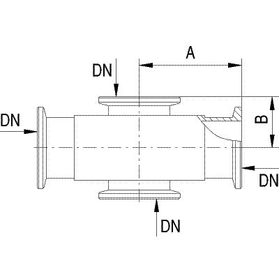 Crosspiece DN 16 KF