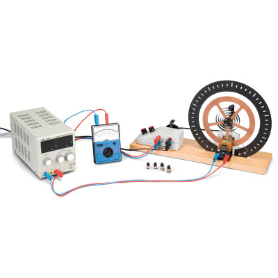 Pohl's Torsion Pendulum -
for oscillation analysis with damping