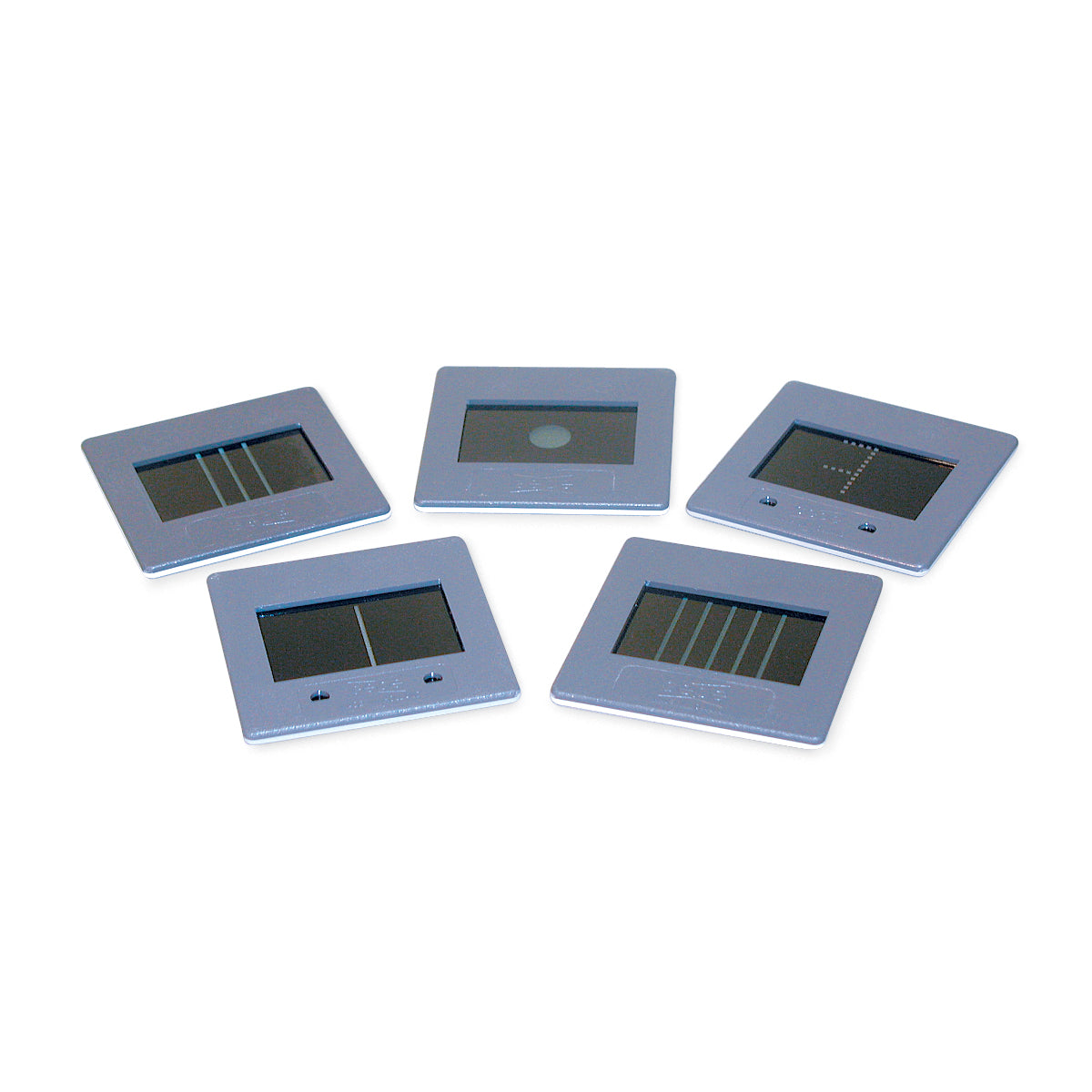 Set of 5 Slit and Hole Diaphragms
