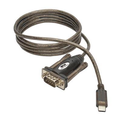 Eaton Tripp Lite Series USB-C to RS232 (DB9) Serial Adapter Cable (M/M), 5 ft. (1.52 m)