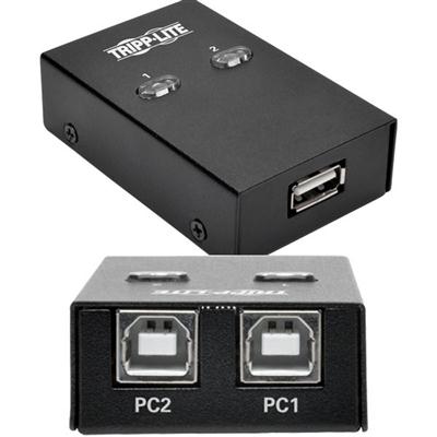 Tripp Lite by Eaton 2-Port USB Hi-Speed Sharing Switch for Printer/ Scanner /Other