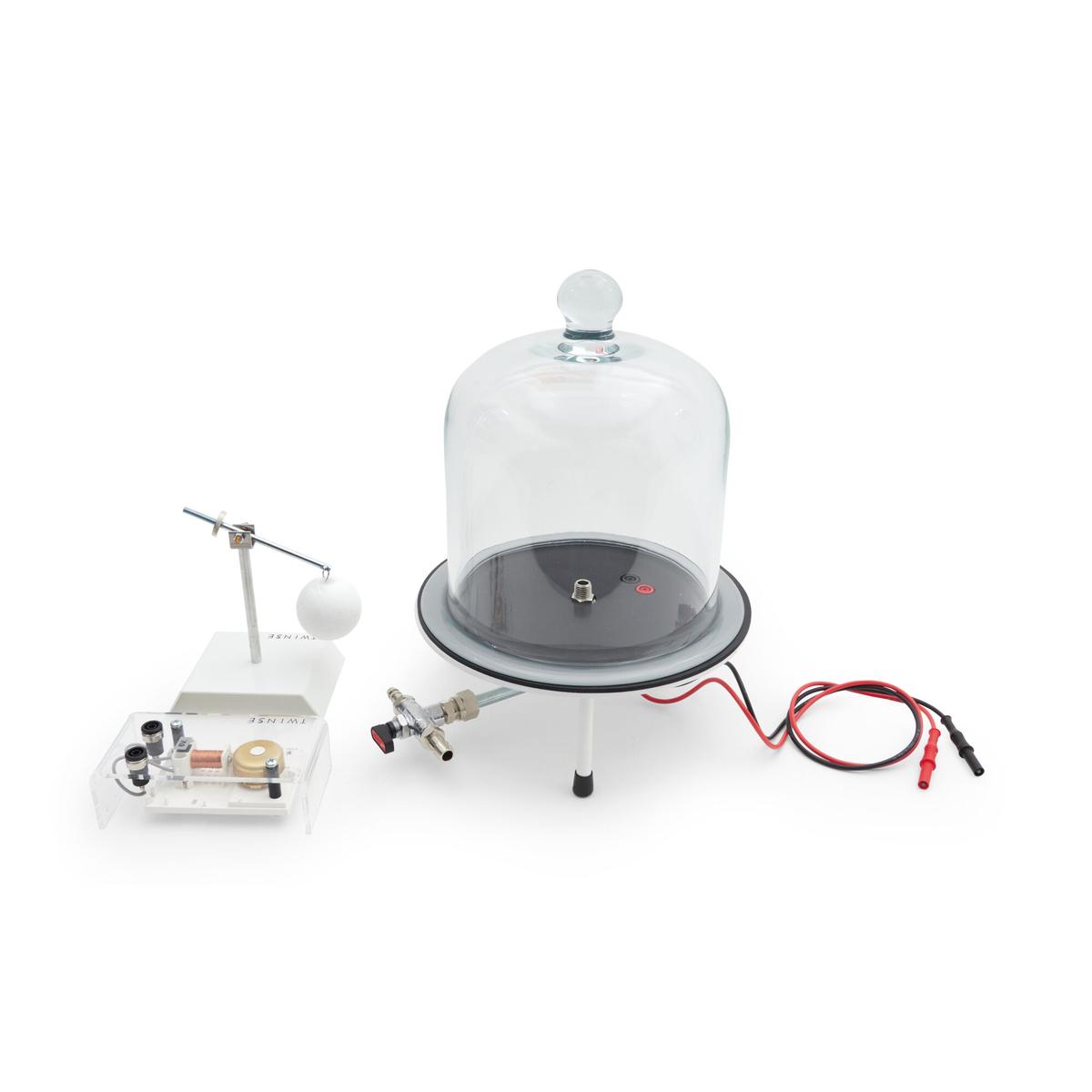 Baroscope -
for experiments with the vacuum recipient