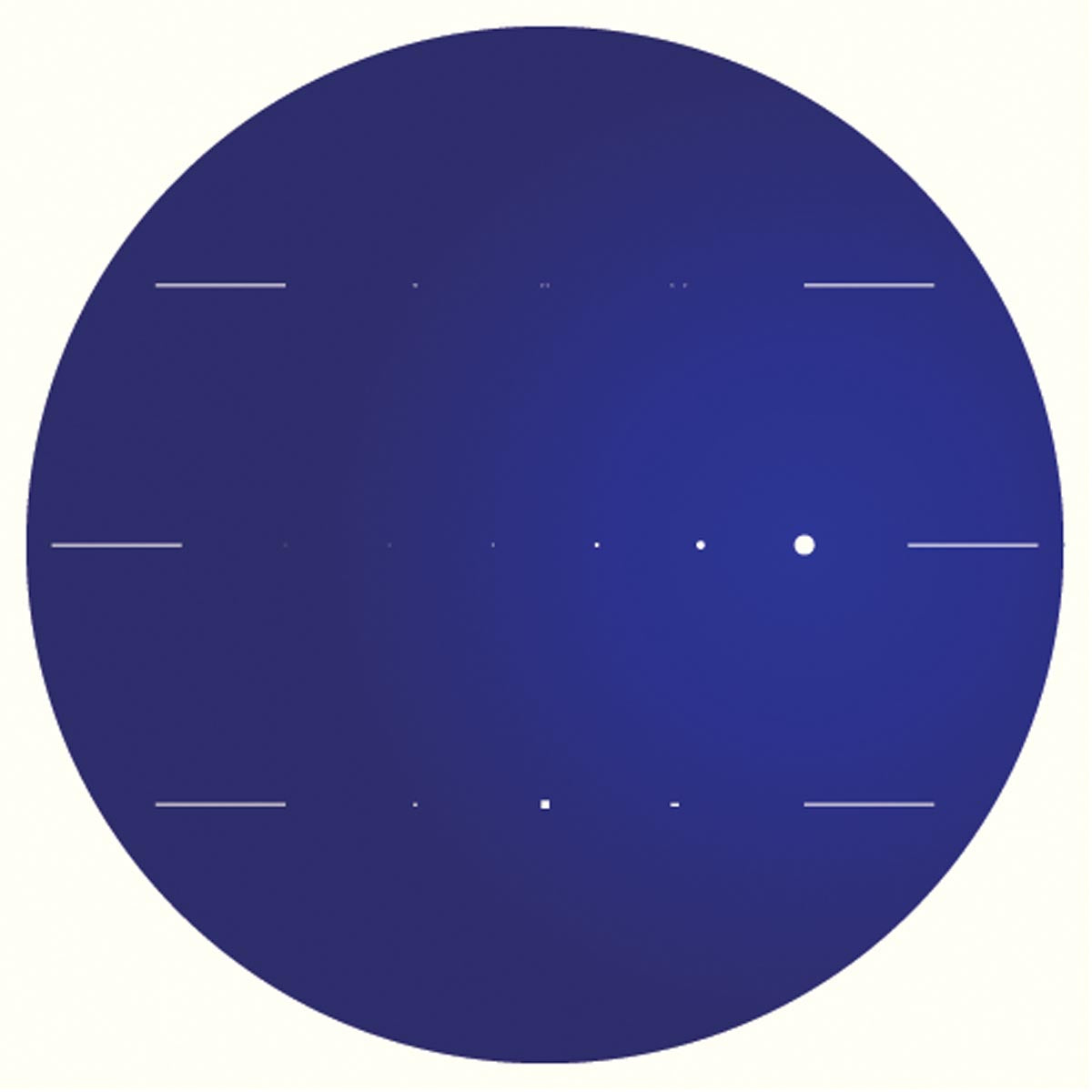 Diffraction Apertures on Glass Plate