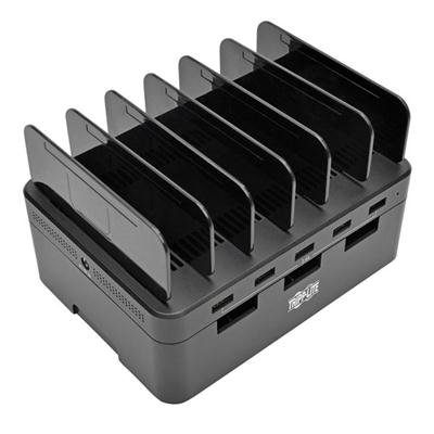 Eaton Tripp Lite Series 5-Port USB Charging Station with Built-In Device Storage, 12V 4A (48W) USB Charger Output