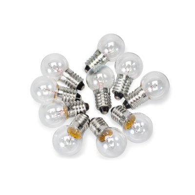 Incandescent Bulbs, 6 V, 6 W, E10