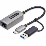 StarTech.com 2.5GbE USB-C to Ethernet Adapter with USB-a Converter